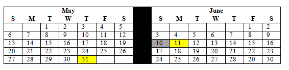 General deadline example 1